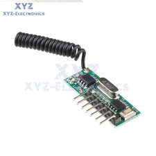 315MHz RF Module Receiver Remote Control 4-Way Learning Decoder Board DC3.3~5V