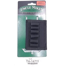 Uncle Mikes Bushnell 88401 8840-1 6-Loop Black Belt Handgun Ammo Cartridge Slide
