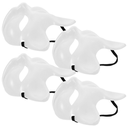4 Pcs Masque De Renard Mère Manquer Blanc Vierge Masques À Peindre - Photo 11/12