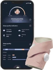 Owlet Dream Sock Baby Monitor - Dusty Rose (BM06N20MCJ)