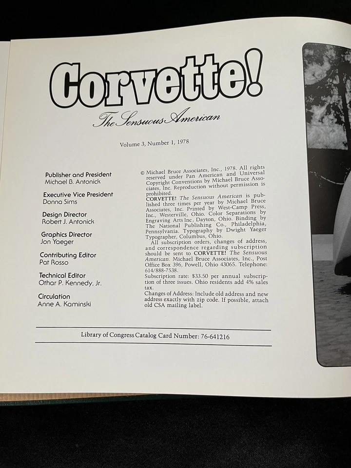 Corvette! The Sensuous American 3 Volume Set 1978 3-1, 3-2 And 3-3 W/posters - Image 4 of 4