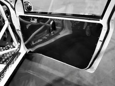 2x BMW E36 COMPACT Lightweight Door Card Panels * Gloss Black ABS * Race Car