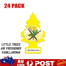 Little Trees Air Freshener Vanillaroma x 24 - Car Truck Taxi Home Office