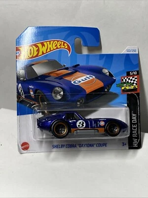 HOT WHEELS Hotwheels 1/64 🇨🇵 Shelby Cobra Daytona Coupe , mainline 2024 #5/10, "GULF"