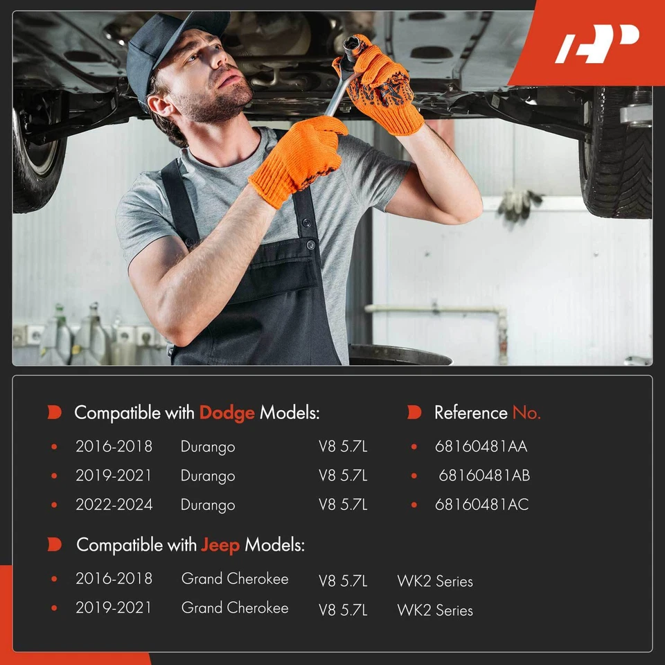 Pan de aceite de motor A-Premium para Jeep Grand Cherokee 2016-2021 Dodge Durango 16-24 Foto 2 de 4