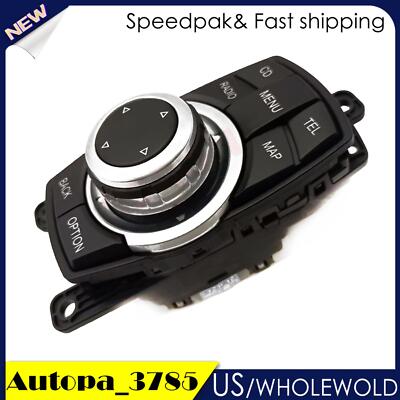NEW 10PIN MEDIA SWITCH CONTROLLER Fits FOR BMW F10 F01 F02 F25 JOYSTICK 9206444