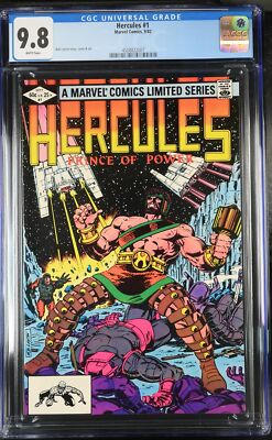 Hercules (1982) #1 CGC NM/M 9.8 White Pages Marvel 1982