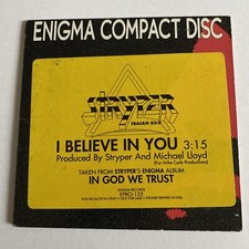 STRYPER I Believe In You CD (1988) Engima RARE promo CD Single MINT Condition!