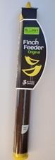 Mr Canary Nyjer Filled Yellow Plastic Tube Bird Feeder MC-T12SNT