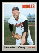1970 Topps Baseball #344 Marcelino Lopez NM/MT