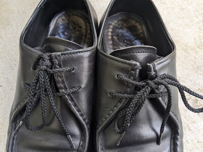 Prada Split Toe Oxfords Black Men 11 Leather Low Tops Derbys