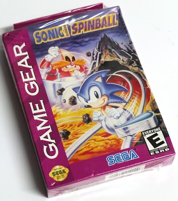 Sega Game Gear Sonic The Hedgehog Spinball *Original versiegelt
