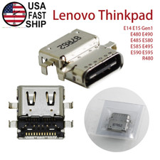 Lot USB Charging Port Power Jack - Lenovo ThinkPad E14 E15 Gen 1 E480 E490 E590