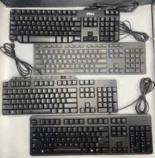 Lot of 10 - MIXED Black Dell USB Keyboards