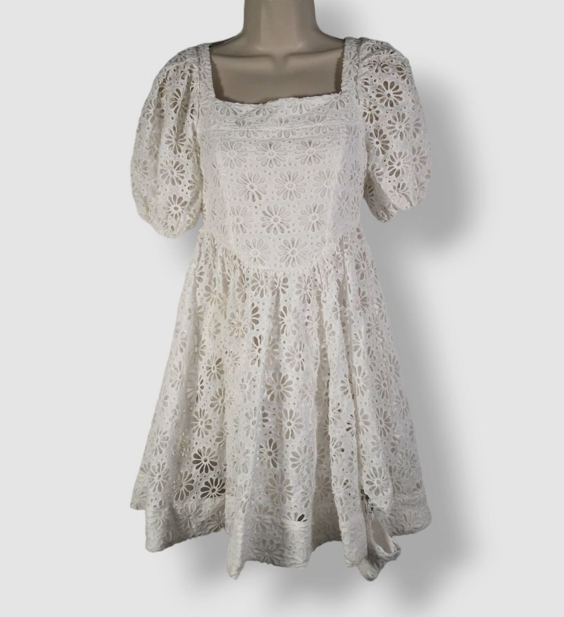 $120 Bardot Junior Kids Girl's Ivory Iris Broderie A Line Dress Size 14 |  eBay