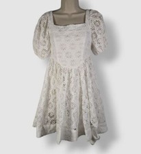  120 Bardot Junior Kids Girl's Ivory Iris Broderie A Line Dress Size 14