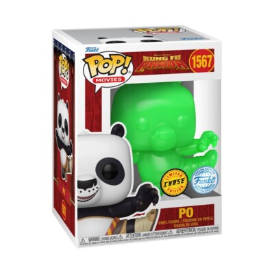 CHASE GREEN Funko Pop! SPECIALTY SERIES KUNG FU PANDA PO 30th