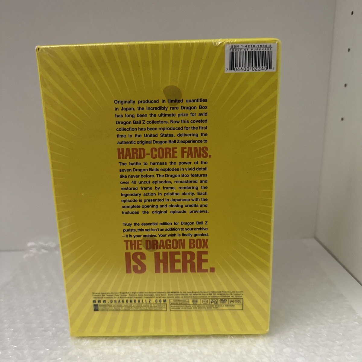 DragonBall Z: Dragon Box, Vol. 1 (DVD, 2009, 6-Disc Set) for sale