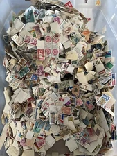 World Stamps -Around 100+ Used Stamps   All Off Paper