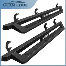 Running Boards 4.8" for 2019-2026 Chevy Silverado/GMC Sierra 1500 Crew Cab Black