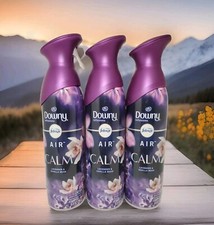 3 Downy Infusions Febreze Calm Lavender  Vanilla Bean Air-Freshener Spray