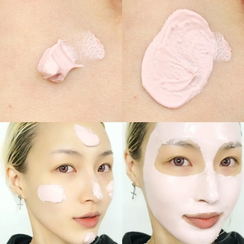 Máscara en polvo rosa ETUDE AC Clean Up 100 ml máscara de lavado máscara de calamina K-Beauty Foto 4 de 4