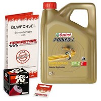 Honda Cb 650 (RC03) 79-82, Castrol 10W40 ÖL + K&N ÖLfilter, MotoröL Set