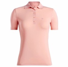 G/Fore Featherweight Polo Top Rose Quartz Size M L XL Womens Golf Shirt NWT