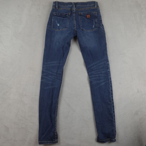 Pantalones de mezclilla ajustados de tiro bajo Roxy para mujer 28 azules - Imagen 13 de 18