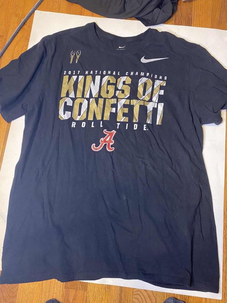 Alabama Crimson Tide 2017 National Champions Kings Of Confetti T