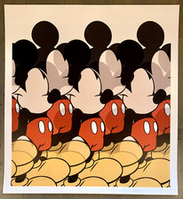 Jerkface Print 'The Wave' (Mickey Mouse) Original Signed *Full Set Avail