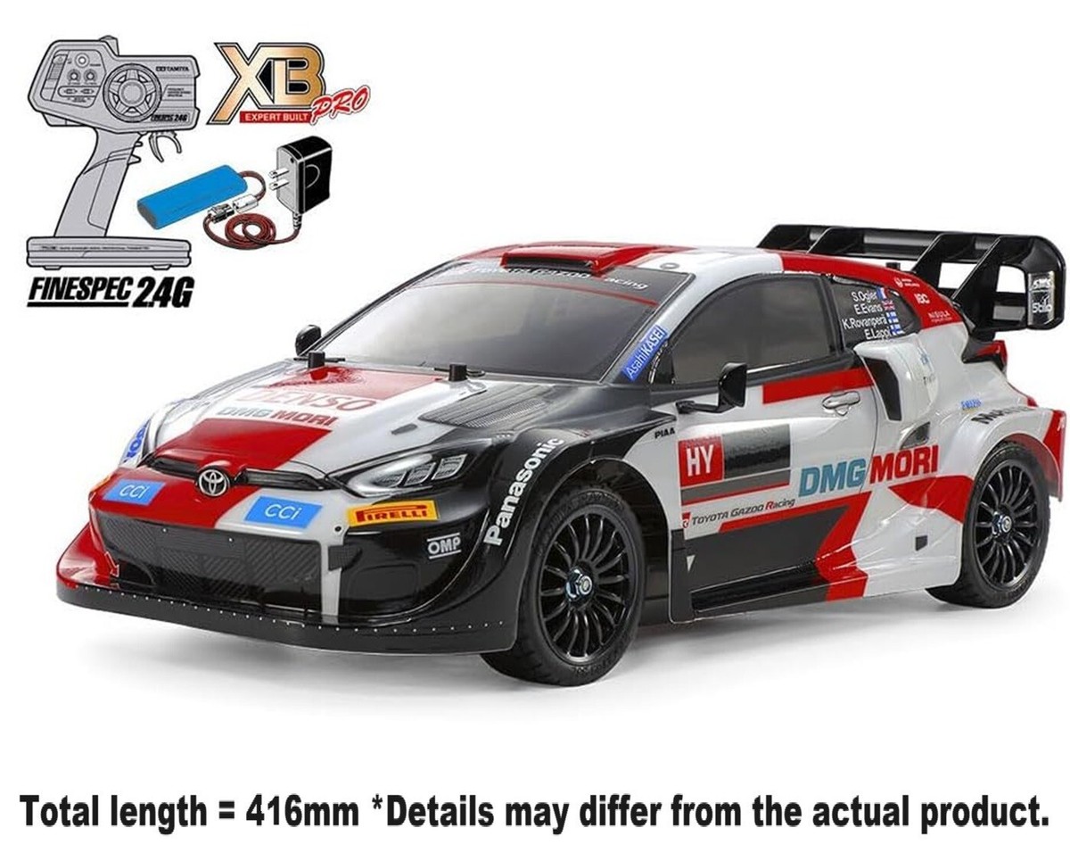 TAMIYA XB RC 1/10 EXPERT BUILT 238 Toyota Gazoo Racing WRT/Yaris