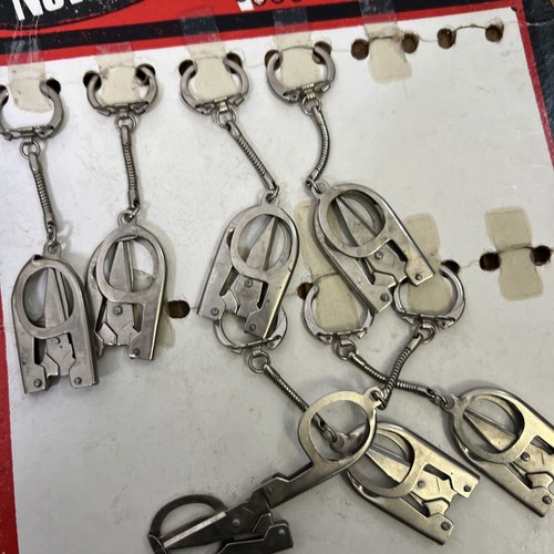 Vintage Novelty 70s Keychains New In Original Displays Assorted Nos - Picture 5 of 5