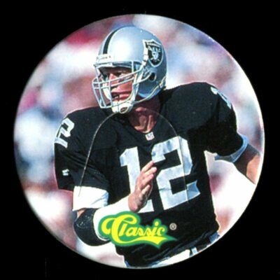 1993 Classic NFL Football Pogs TONX #79 TODD MARINOVICH LOS ANGELES RAIDERS