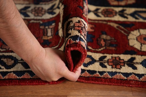 Area Rug 7'x11'Geometric Floral Bakhtiari Oriental Handmade Living Room Wool Rug - Picture 6 of 12