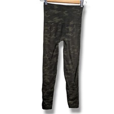 Spanx Leggings Seamless Shaping Large Slimming Look At Me Now Green Camo Small
