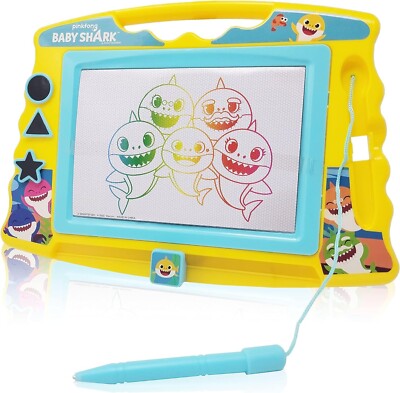 NICKELODEON Pink Fong BABY SHARK Magnetic drawing board set (NEW)