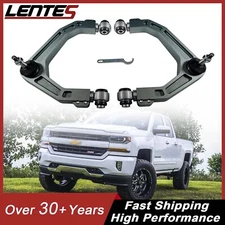 For 2007-18 Silverado Sierra 2-4" Lift Kit Grey Aluminum Upper Control Arms UCA