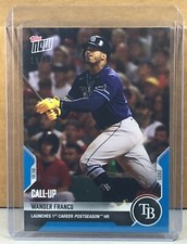 2021 TOPPS NOW #946 WANDER FRANCO RAYS 1st Postseason HR Blue Parallel 19/49