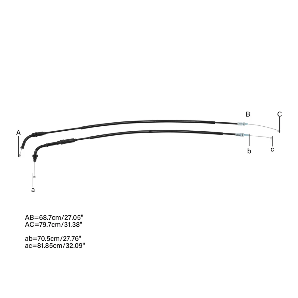Línea de cable de acelerador apta para Honda CBR600RR CBR 600RR 2007-2023 2022 2021 20 Foto 2 de 4