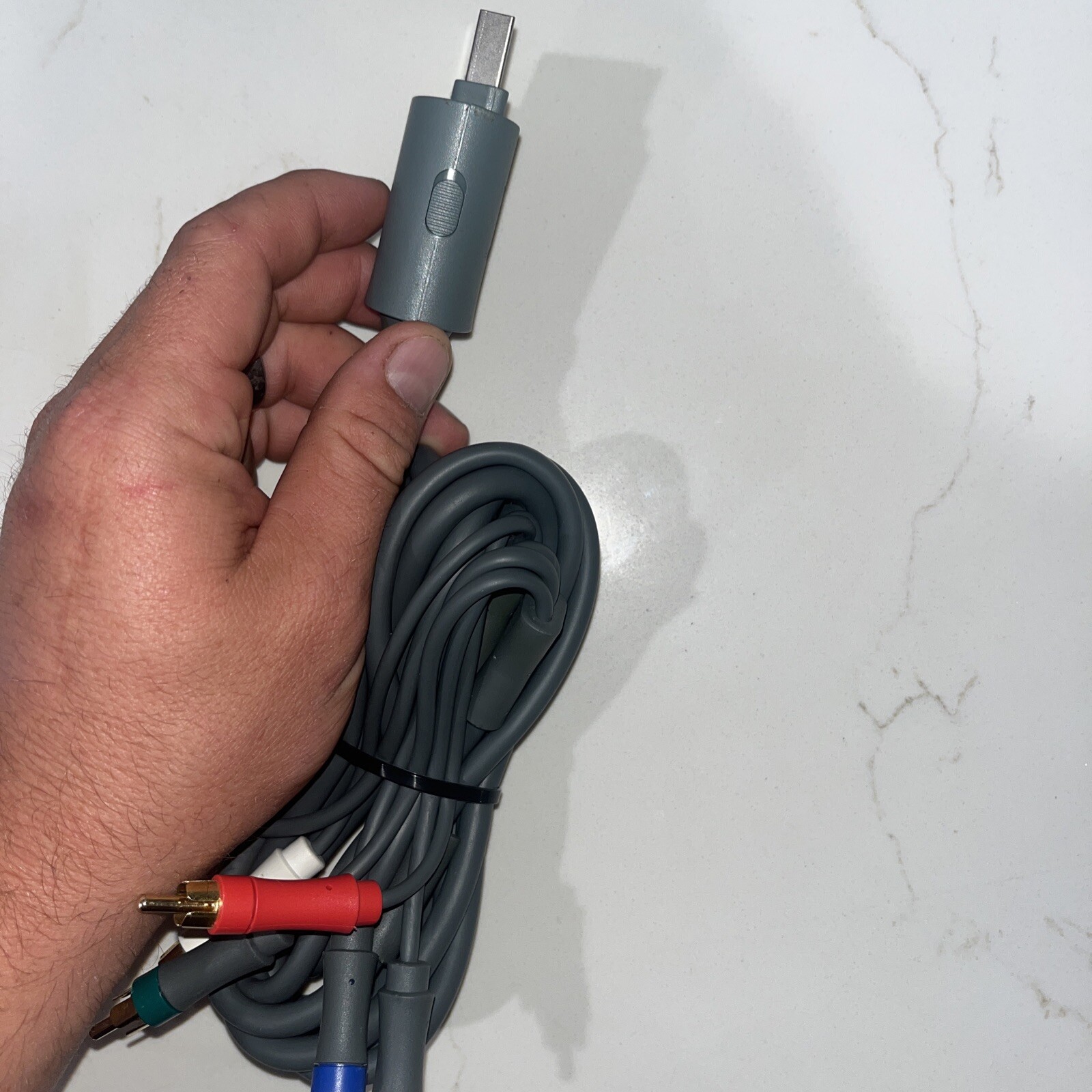 Official Microsoft Xbox 360 Audio Video AV Component HD Cable Cord!