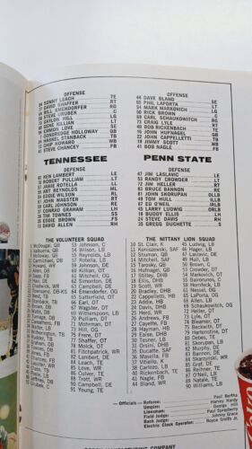 1972 Penn State at Tennessee program John Cappelletti #354 - Picture 2 of 2