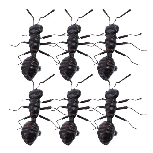 6 Pcs Ant Statue Simulation Ants Model Miniature Figurines Child