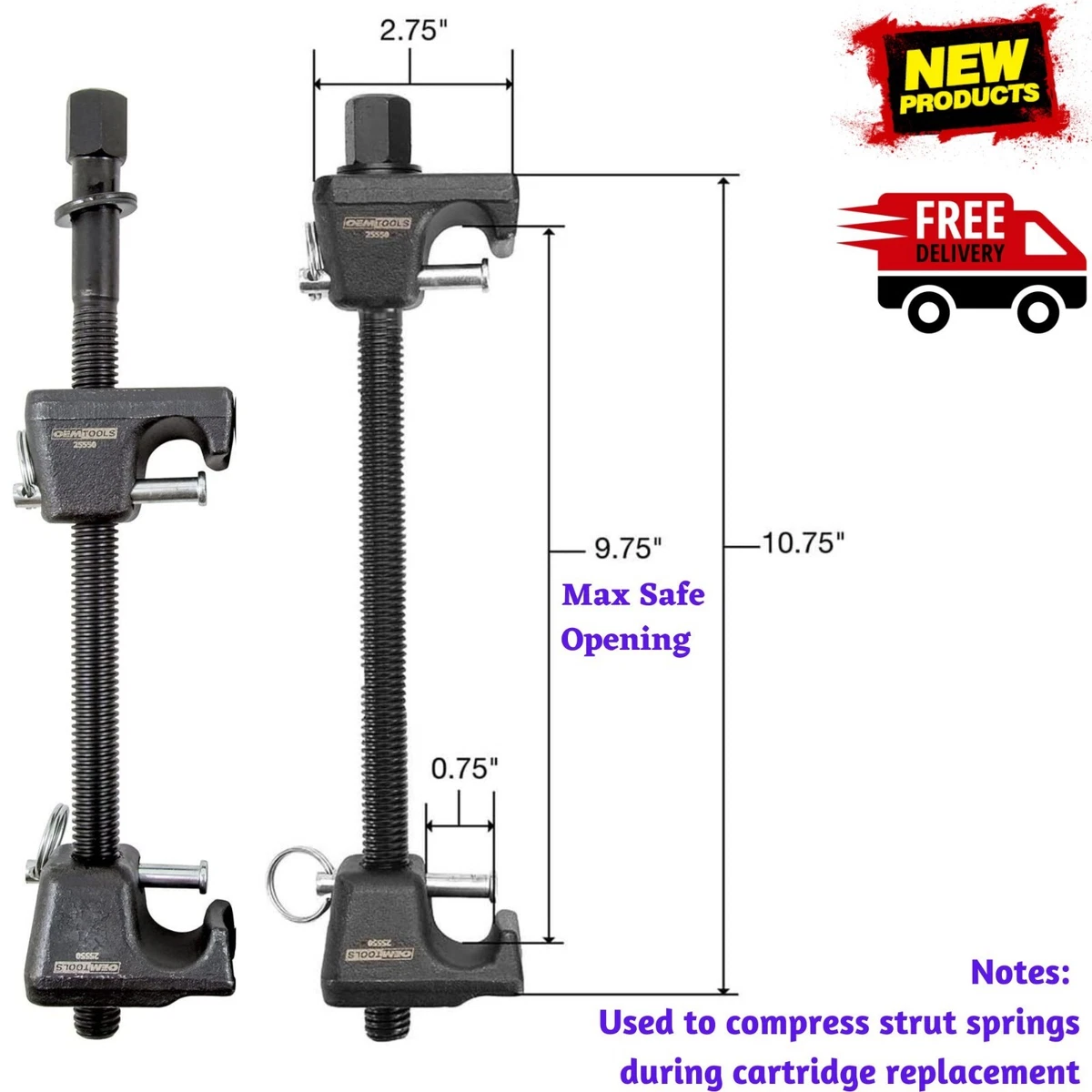 Truck strut 2024 spring compressor