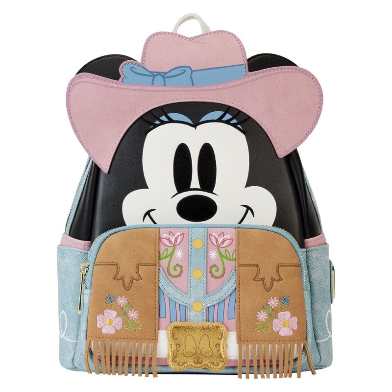 LOUNGEFLY - Disney Western Minnie Mouse Cosplay Mini Backpack