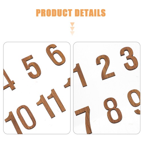 3 Pieces Watch Face Accessories Miss Wall Clock Parts Numeral Kit - Zdjęcie 2 z 12