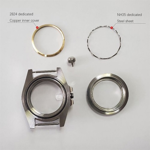 For NH35 Movement 40MM 316L Stainless Steel Watch Case Set with Sapphire Glass - Picture 3 of 50