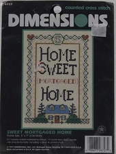Dimensions Sweet Mortgaged Home Counted Cross Stitch Kit 6727 NIP