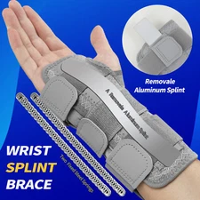Left Right Wrist Support Hand Splint Brace Arthritis Carpal Tunnel Sprain Sports