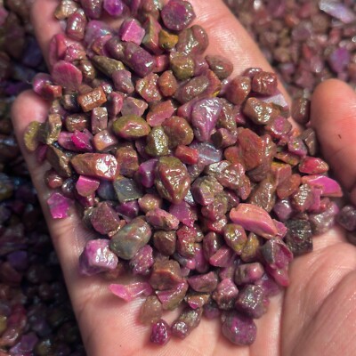 500 Carat Natural Red Ruby Sapphire From Indian Mines Healing Loose Gemstone